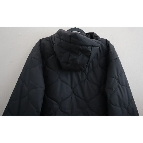 Nike FZ7364-010 Women's Sz L Black Sportswear Essential Quilted Anorak - Picture 5 of 13